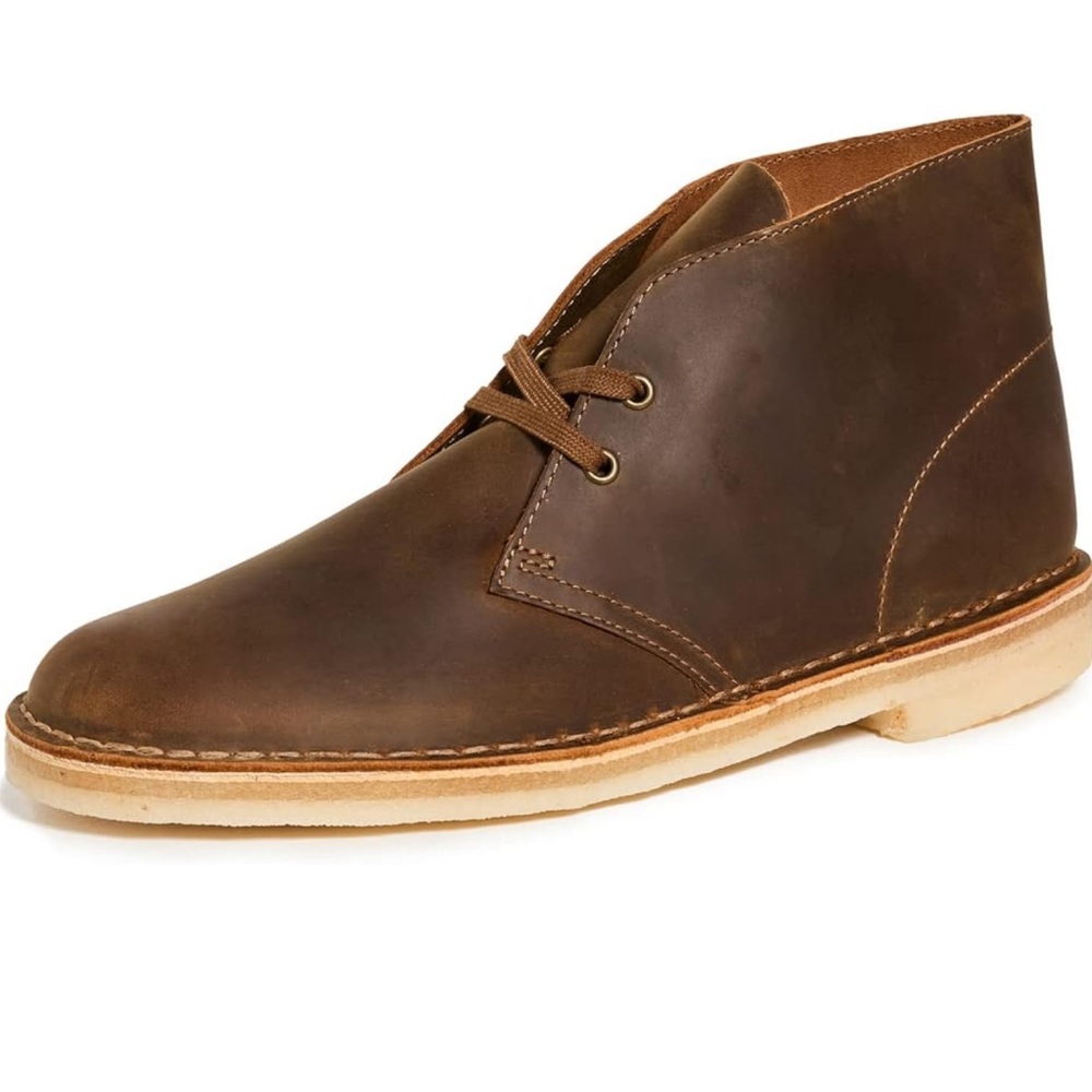Clarks Men's Desert Chukka Boot Bushacre Beeswax Leather